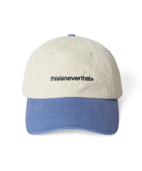 thisisneverthat(ディスイズネバーザット)の「T-Logo Cap(キャップ・メンズ・レッド系その他2/アイボリー/グレイッシュブルー/チャコール/ブラウン・FREE)」の6枚目の写真