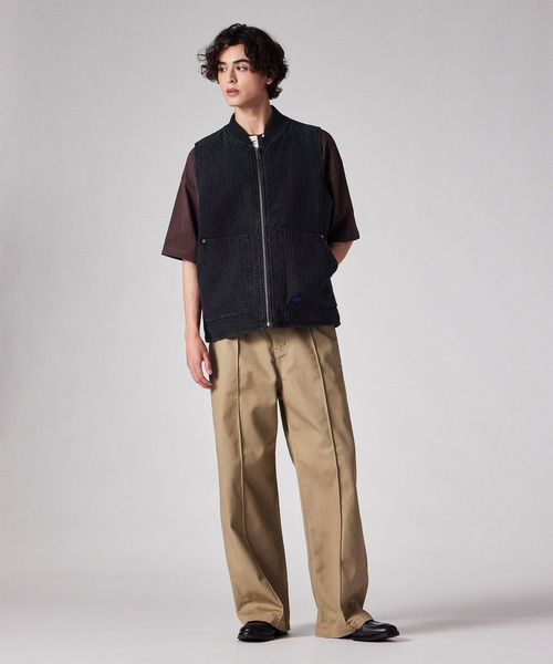 Dickies（ディッキーズ）の「Dickies(R) × PS Paul Smith 刺し子ブラックデニム ワークベスト / 262251 DC003B（その他アウター・メンズ・ブラック・LARGE/MEDIUM）」の10枚目の写真