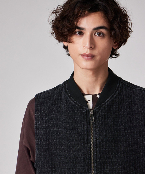 Dickies（ディッキーズ）の「Dickies(R) × PS Paul Smith 刺し子ブラックデニム ワークベスト / 262251 DC003B（その他アウター・メンズ・ブラック・LARGE/MEDIUM）」の12枚目の写真