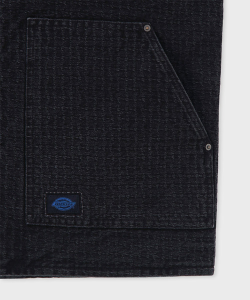 Dickies（ディッキーズ）の「Dickies(R) × PS Paul Smith 刺し子ブラックデニム ワークベスト / 262251 DC003B（その他アウター・メンズ・ブラック・LARGE/MEDIUM）」の6枚目の写真
