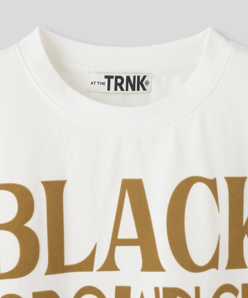 AT THE TRNK(アットザトランク)の「英字ロゴプリント ノースリ Tシャツ AT THE TRNK(Tシャツ/カットソー・レディース・ブラック/チャコール/ホワイト・フリー)」の19枚目の写真