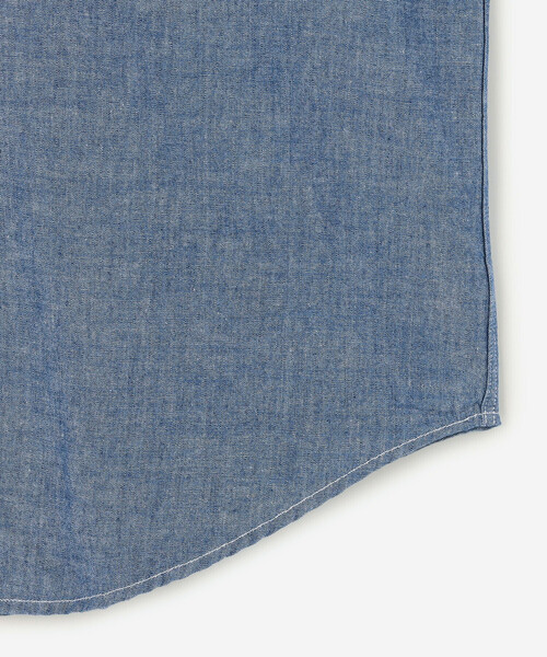 orSlow(オアスロウ)の「orSlow | シャンブレー フラップポケットワークシャツ MEN(シャツ/ブラウス・メンズ・ブルー系その他・4/5/3)」の7枚目の写真