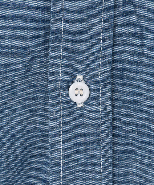 orSlow(オアスロウ)の「orSlow | シャンブレー フラップポケットワークシャツ MEN(シャツ/ブラウス・メンズ・ブルー系その他・4/5/3)」の8枚目の写真