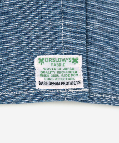 orSlow(オアスロウ)の「orSlow | シャンブレー フラップポケットワークシャツ MEN(シャツ/ブラウス・メンズ・ブルー系その他・4/5/3)」の10枚目の写真