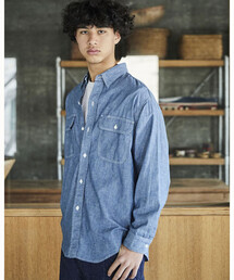 orSlow | orSlow | シャンブレー フラップポケットワークシャツ MEN(シャツ/ブラウス)