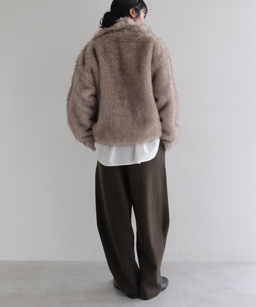 andme(アンドミー)の「ニットカーブパンツ(その他パンツ・レディース・ブラック/チャコールグレー/ブラウン/オフホワイト・L/M)」の14枚目の写真
