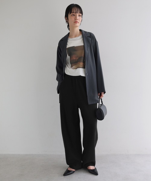 andme(アンドミー)の「ニットカーブパンツ(その他パンツ・レディース・ブラック/チャコールグレー/ブラウン/オフホワイト・L/M)」の17枚目の写真