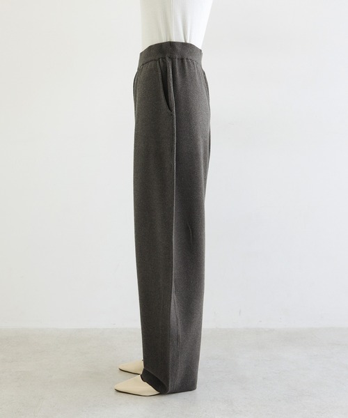 andme(アンドミー)の「ニットカーブパンツ(その他パンツ・レディース・ブラック/チャコールグレー/ブラウン/オフホワイト・L/M)」の22枚目の写真