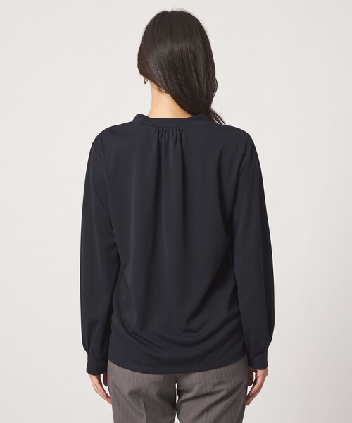 A DAY IN THE LIFE UNITED ARROWS（アデイインザライフユナイテッドアローズ）の「スムース ボウタイカットソー ＜A DAY IN THE LIFE＞（Tシャツ/カットソー・レディース・ライトブルー/オフホワイト/ネイビー・FREE）」の8枚目の写真