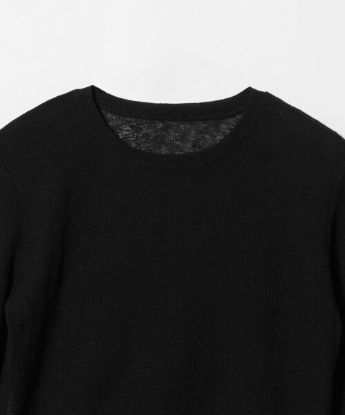 CITEN(シテン)の「<CITEN>シャーリングシアーワッフルトップ(Tシャツ/カットソー・レディース・オフホワイト/ブラック・FREE)」の12枚目の写真