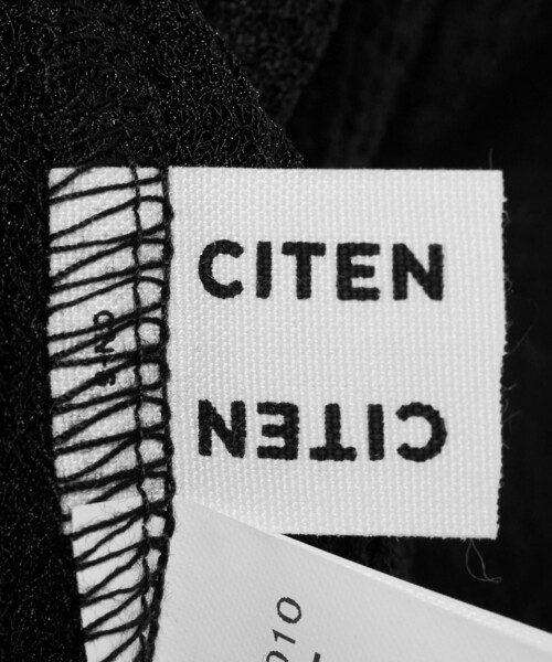 CITEN(シテン)の「<CITEN>シャーリングシアーワッフルトップ(Tシャツ/カットソー・レディース・オフホワイト/ブラック・FREE)」の18枚目の写真