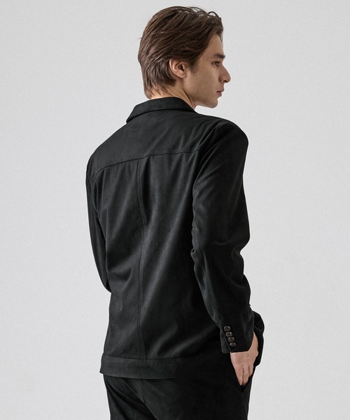 CLEL(クレイル)の「【CLEL】Double Tech Fade Jacket / ダブルテックフェード ジャケット【セットアップ対応】(テーラードジャケット・メンズ・チャコールグレー/ブラウン/ブラック・XS/M/S/L)」の18枚目の写真