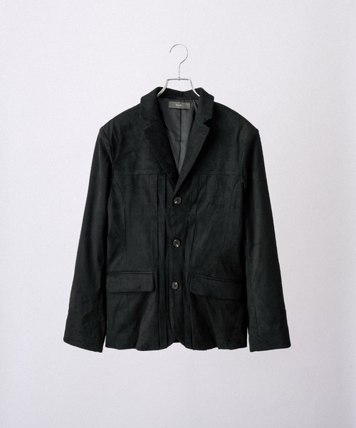 CLEL(クレイル)の「【CLEL】Double Tech Fade Jacket / ダブルテックフェード ジャケット【セットアップ対応】(テーラードジャケット・メンズ・チャコールグレー/ブラウン/ブラック・XS/M/S/L)」の8枚目の写真