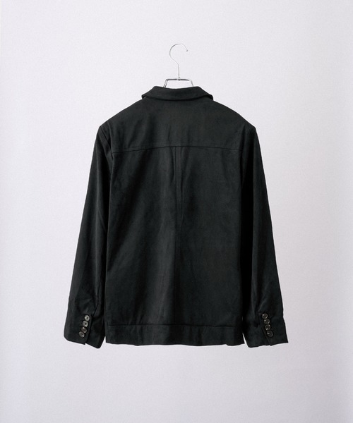CLEL(クレイル)の「【CLEL】Double Tech Fade Jacket / ダブルテックフェード ジャケット【セットアップ対応】(テーラードジャケット・メンズ・チャコールグレー/ブラウン/ブラック・XS/M/S/L)」の9枚目の写真
