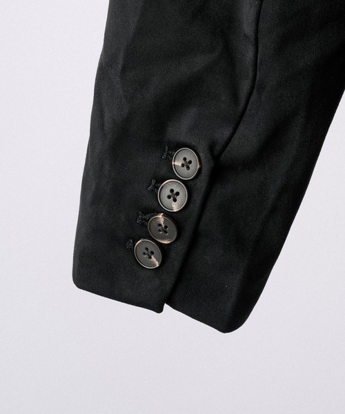 CLEL(クレイル)の「【CLEL】Double Tech Fade Jacket / ダブルテックフェード ジャケット【セットアップ対応】(テーラードジャケット・メンズ・チャコールグレー/ブラウン/ブラック・XS/M/S/L)」の14枚目の写真