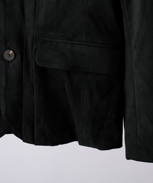CLEL(クレイル)の「【CLEL】Double Tech Fade Jacket / ダブルテックフェード ジャケット【セットアップ対応】(テーラードジャケット・メンズ・チャコールグレー/ブラウン/ブラック・XS/M/S/L)」の15枚目の写真