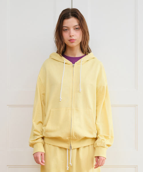 AMESWORLDWIDE（アメスワールドワイド）の「CLASSIC EASY HOODIE ZIP-UP YELLOW（パーカー・メンズ・その他・SMALL/FREE）」の6枚目の写真