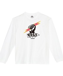 NOBOUND(ノーバウンド) 長袖Tシャツ ロゴ イラスト プリント ビッグシルエット ロンT トップス カットソー メンズ ユニセックス