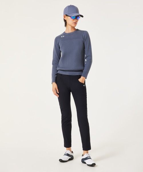 OAKLEY(オークリー)の「【最新】 オークリー ELEVATE SURFACE SWEATER CREW 3.0/ニットトップス/ゴルフ/レディース/OAKLEY(ニット/セーター・レディース・ブルーグレー/ブラック/ホワイト・L/XS/S/M)」の3枚目の写真