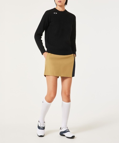OAKLEY(オークリー)の「【最新】 オークリー ELEVATE SURFACE SWEATER CREW 3.0/ニットトップス/ゴルフ/レディース/OAKLEY(ニット/セーター・レディース・ブルーグレー/ブラック/ホワイト・L/XS/S/M)」の4枚目の写真