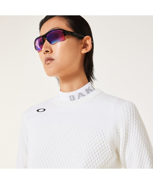 OAKLEY(オークリー)の「【最新】 オークリー ELEVATE SURFACE SWEATER CREW 3.0/ニットトップス/ゴルフ/レディース/OAKLEY(ニット/セーター・レディース・ブルーグレー/ブラック/ホワイト・L/XS/S/M)」の16枚目の写真