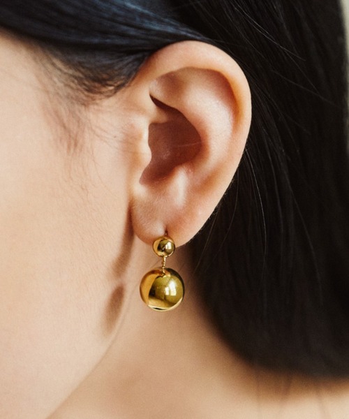 kiehtova(キエトヴァ)の「【kiehtova】ORB PIERCE/オーブ ピアス KT42(ピアス(両耳用)・レディース・ゴールド/シルバー・FREE)」の1枚目の写真