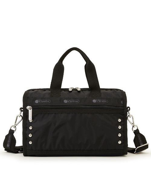 LeSportsac(レスポートサック)の「STUDS MINI DUFFEL CRSSBDY ブラックスタッズ(ショルダーバッグ・レディース・ブラック・FREE)」の4枚目の写真