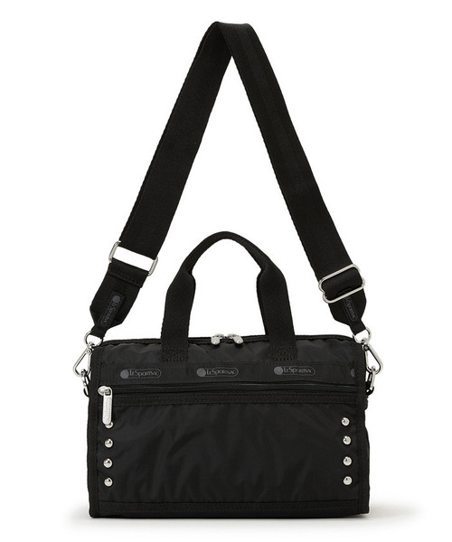 LeSportsac(レスポートサック)の「STUDS MINI DUFFEL CRSSBDY ブラックスタッズ(ショルダーバッグ・レディース・ブラック・FREE)」の7枚目の写真