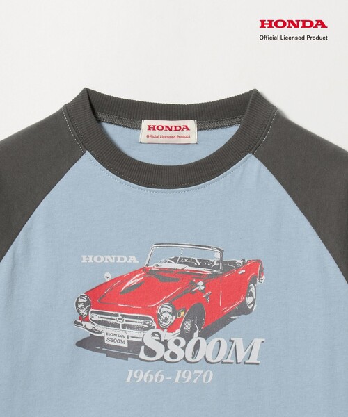 green label relaxing(グリーンレーベルリラクシング)の「【別注】<URBAMENT>Honda ラグラン Tシャツ / キッズ 100cm-130cm(Tシャツ/カットソー・キッズ・ダークグレー/ケリーグリーン/ブラウン系・110cm/100cm/120cm/130cm)」の10枚目の写真