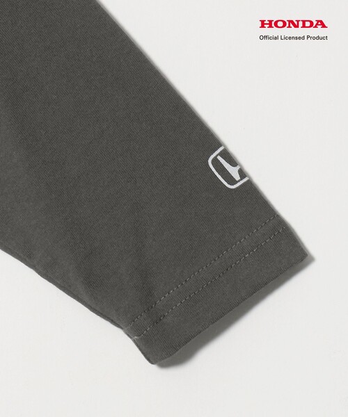 green label relaxing(グリーンレーベルリラクシング)の「【別注】<URBAMENT>Honda ラグラン Tシャツ / キッズ 100cm-130cm(Tシャツ/カットソー・キッズ・ダークグレー/ケリーグリーン/ブラウン系・110cm/100cm/120cm/130cm)」の9枚目の写真
