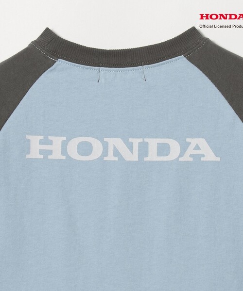 green label relaxing(グリーンレーベルリラクシング)の「【別注】<URBAMENT>Honda ラグラン Tシャツ / キッズ 100cm-130cm(Tシャツ/カットソー・キッズ・ダークグレー/ケリーグリーン/ブラウン系・110cm/100cm/120cm/130cm)」の7枚目の写真