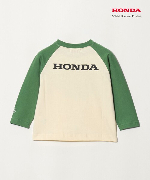 green label relaxing(グリーンレーベルリラクシング)の「【別注】<URBAMENT>Honda ラグラン Tシャツ / キッズ 100cm-130cm(Tシャツ/カットソー・キッズ・ダークグレー/ケリーグリーン/ブラウン系・110cm/100cm/120cm/130cm)」の16枚目の写真