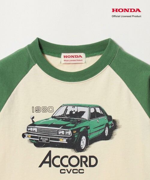 green label relaxing(グリーンレーベルリラクシング)の「【別注】<URBAMENT>Honda ラグラン Tシャツ / キッズ 100cm-130cm(Tシャツ/カットソー・キッズ・ダークグレー/ケリーグリーン/ブラウン系・110cm/100cm/120cm/130cm)」の15枚目の写真