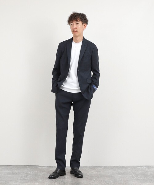 NOLLEY’S(ノーリーズ)の「《ビジカジ/セットアップ対応》CARREMAN PT 26AW(その他パンツ・メンズ・ネイビー/チャコールグレー・L/M/S/XL)」の10枚目の写真