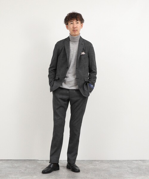NOLLEY’S(ノーリーズ)の「《ビジカジ/セットアップ対応》CARREMAN PT 26AW(その他パンツ・メンズ・ネイビー/チャコールグレー・L/M/S/XL)」の20枚目の写真