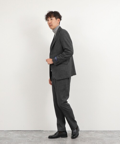 NOLLEY’S(ノーリーズ)の「《ビジカジ/セットアップ対応》CARREMAN PT 26AW(その他パンツ・メンズ・ネイビー/チャコールグレー・L/M/S/XL)」の22枚目の写真