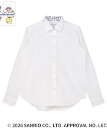 【HELLO KITTY×TOKYO SHIRTS】 形態安定ノンアイロン ワイド 長袖ビジネスワイシャツ