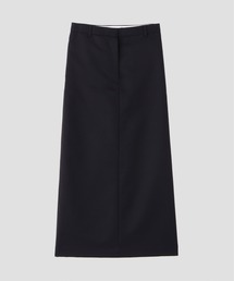 YLEVE / WOOL MOHAIR GABA x VISCOSE COTTON SATIN SKIRT
