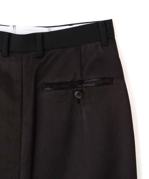 YLEVE(イレーヴ)の「YLEVE / WOOL MOHAIR GABA x VISCOSE COTTON SATIN SKIRT(スカート・レディース・ブラック/ネイビー・0/1/2)」の15枚目の写真