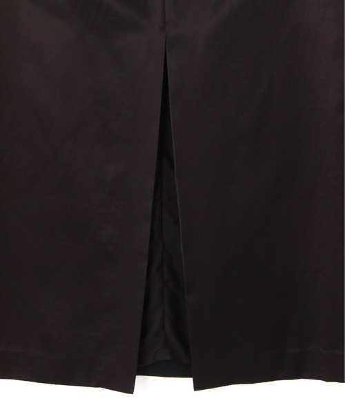 YLEVE(イレーヴ)の「YLEVE / WOOL MOHAIR GABA x VISCOSE COTTON SATIN SKIRT(スカート・レディース・ブラック/ネイビー・0/1/2)」の16枚目の写真