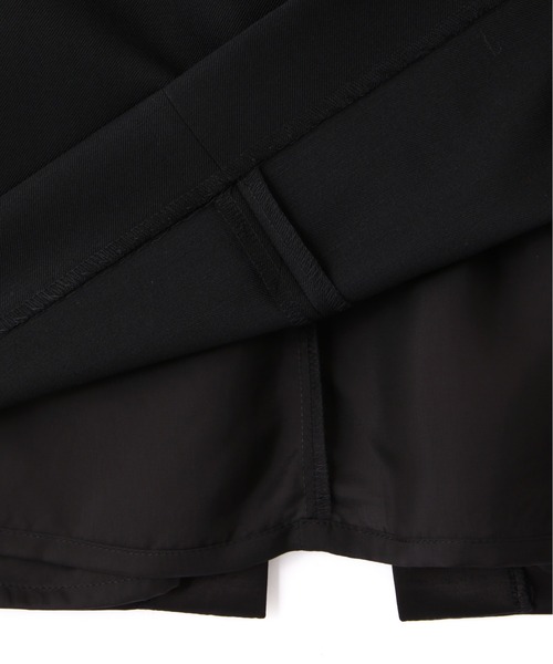 YLEVE(イレーヴ)の「YLEVE / WOOL MOHAIR GABA x VISCOSE COTTON SATIN SKIRT(スカート・レディース・ブラック/ネイビー・0/1/2)」の18枚目の写真