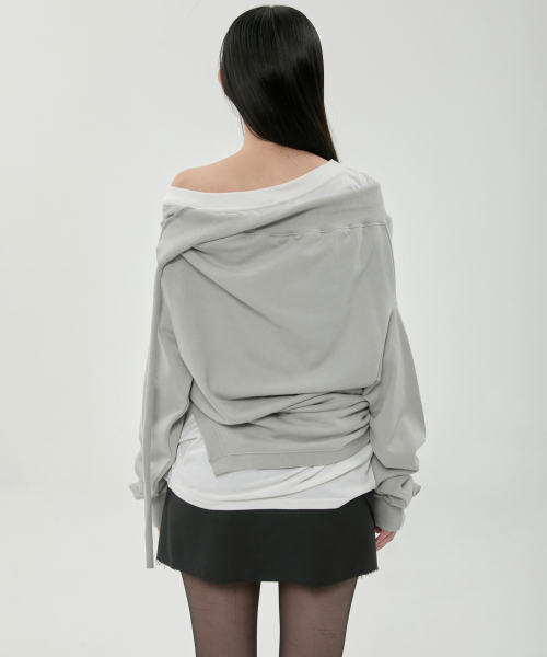 FLAREUP(フレアアップ)の「2レイヤードMTM (FL-197_Gray)(Tシャツ/カットソー・レディース・グレー・OS)」の7枚目の写真
