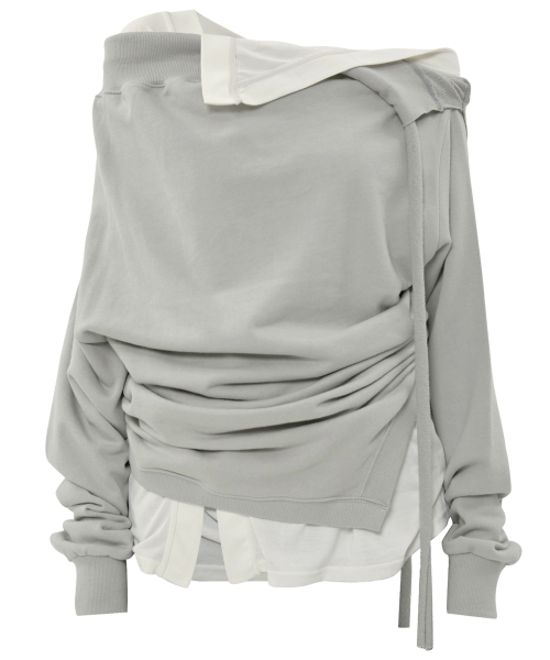FLAREUP(フレアアップ)の「2レイヤードMTM (FL-197_Gray)(Tシャツ/カットソー・レディース・グレー・OS)」の4枚目の写真