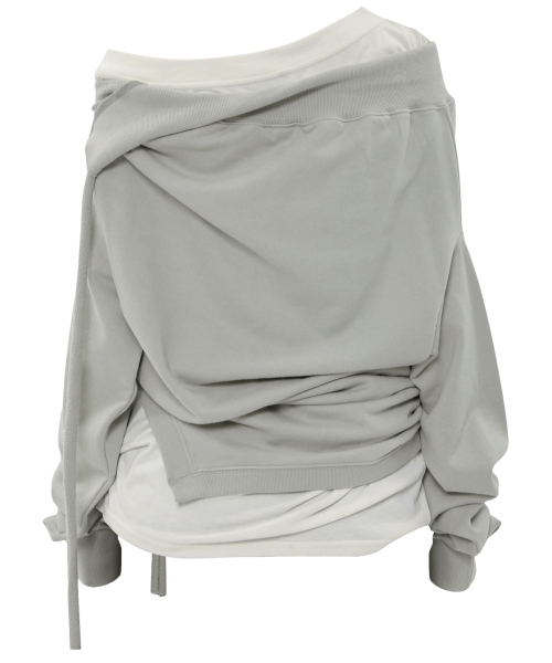 FLAREUP(フレアアップ)の「2レイヤードMTM (FL-197_Gray)(Tシャツ/カットソー・レディース・グレー・OS)」の3枚目の写真