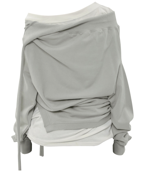 FLAREUP(フレアアップ)の「2レイヤードMTM (FL-197_Gray)(Tシャツ/カットソー・レディース・グレー・OS)」の2枚目の写真