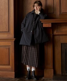 LE GLAZIK（ルグラジック）の「LE GLAZIK | ナイロンタッサー ショートコート WOMEN（ステンカラーコート）」