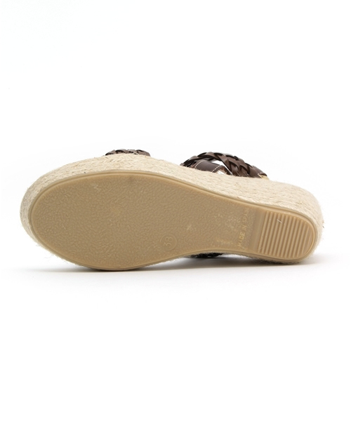 Spick & Span（スピックアンドスパン）の「【Conchisa】レザーメッシュバックストラップエスパ◆（サンダル・レディース・ベージュ/ブラウン・36/37/38）」の6枚目の写真