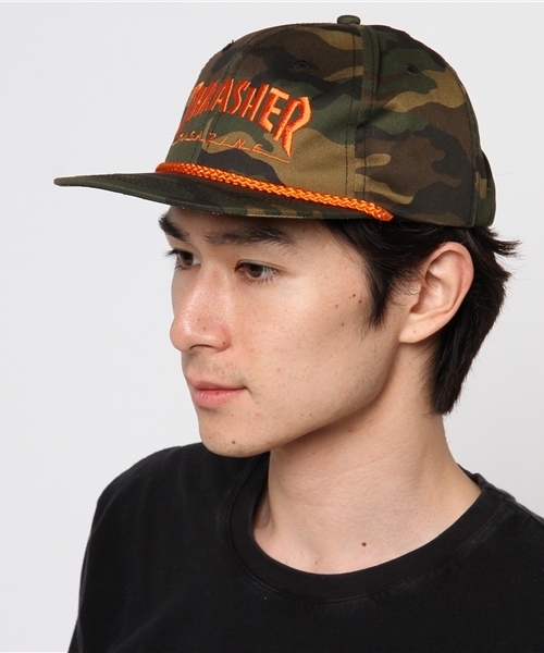 セール Wego Thrasher Logo Rope Snapbackキャップ キャップ Thrasher スラッシャー のファッション通販 Zozotown