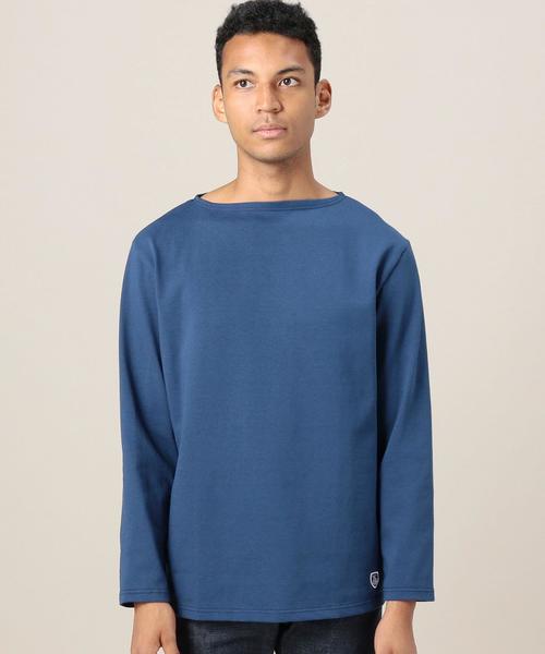 ORCIVAL(オーシバル)の「<ORCIVAL(オーシバル)> BOAT CUT/カットソー◆(Tシャツ/カットソー・メンズ・ブラック/ロイヤルブルー・3/4/5)」の4枚目の写真