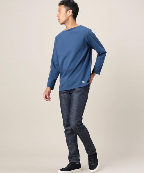 ORCIVAL(オーシバル)の「<ORCIVAL(オーシバル)> BOAT CUT/カットソー◆(Tシャツ/カットソー・メンズ・ブラック/ロイヤルブルー・3/4/5)」の6枚目の写真